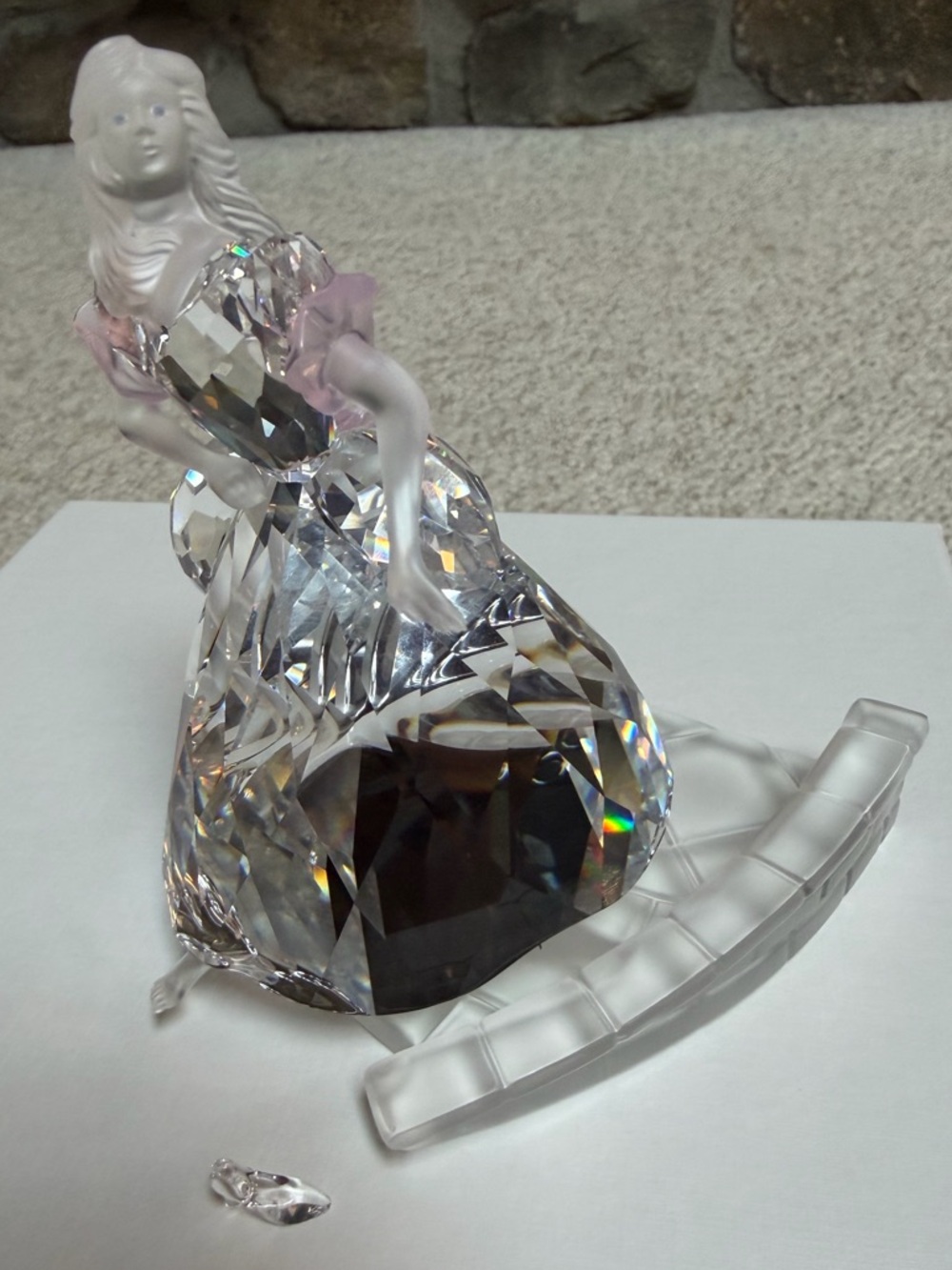 Swarovski Disney Cinderella 255108 Crystal Retired Set w/ Box and COA